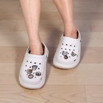 Breloque de Chaussure Sabot Personnalisée avec Photo Tête Accessoire Mignon Cadeau Anniversaire pour Ceux Qui Aiment les Animaux