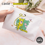 Personalized Long-Tailed Leopard Marsupilami Makeup Bag with Name Christmas Birthday Gift for Women Friends | Callie × Marsupilami®