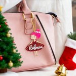 Personalisierte Multicolor Ballett Mädchen hölzerne Acryl Ornament mit Namen und freiem Goldfaden Jahrestag Geburtstag Geschenk für Ballett-Liebhaber