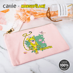 Personalized Long-Tailed Leopard Marsupilami Makeup Bag with Name Christmas Birthday Gift for Women Friends | Callie × Marsupilami®