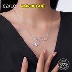 Gepersonaliseerde Langstaart Marsupilami Vorm Ketting met Naam Verjaardagscadeau voor Vrouwen Meisjes | Callie × Marsupilami®