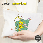 Personalized Long-Tailed Leopard Marsupilami Makeup Bag with Name Christmas Birthday Gift for Women Friends | Callie × Marsupilami®