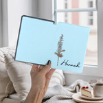 Personalised Coloured Birth Flower Portable Kindle Case with Name for Multiple Models Daily Use Birthday Gift for Book Lovers Bookworms