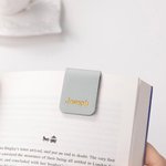 Gepersonaliseerde Minimalistische Magnetische PU-leer Bladwijzer met Gegraveerde Naam Verjaardag Afstudeer Cadeau voor Boekenliefhebbers Boekenwurm