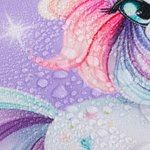 Cesto para la ropa personalizado con nombre de unicornio de fantasía y asa impermeable Decoración de cuarto de niños Regalo de inauguración de la casa para niños