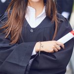 Personalized Minimalist Graduation Cap Pendant Bracelet with Engraved Name Graduation Gift for Graduates Class of 2025