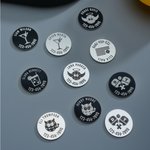 Personalised Metal Paddle Bottom Tag with Name and Number Daily Training Accessories Game Day Team Gift for Pickleball Lovers