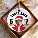 Ornement de Noël personnalisé avec photo Cadeau de Noël pour les adolescents