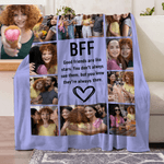 Personalisierte Multicolor 10 Fotos weiche Decke mit Namen Home Decor Weihnachten Geburtstag Geschenk für Freunde