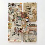 Personalized Vintage Collage Art Multiple Models Durable Kindle Case with Name Daily Use Birthday Gift for Reader Book Lover Bookworm