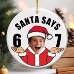 Ornement de Noël personnalisé avec photo Cadeau de Noël pour les adolescents