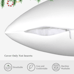 Personalizzato Candy Cane iniziale morbido cuscino di copertura con nome Home Decor regalo di Natale per gli amici Famiglia