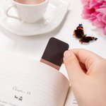 Henkilökohtainen Birth Butterfly Magneettinen nahkainen kirjanmerkki Clip nimi lukeminen paperitarvikkeet tarvikkeet syntymäpäivälahja naisille kirjanpainajat