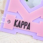 Personalized Multicolour Initial Acrylic Bag Tag Keychain with Name Daily Use Birthday Gift for Boy Girl Teenager