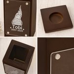 Urne commémorative en bois avec photo personnalisée avec nom Condoléances Sympathie Cadeau pour la perte d'un être cher Propriétaire d'un animal de compagnie