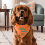 Personalized Show Girl I Protect the Family Soft Pet Bandana with Name and Adjustable Buckle Pet Wear Birthday Gift for Pet Lover