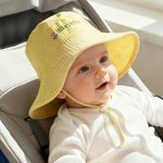 Chapeau de bébé brodé en forme de fer à cheval, cœur et fleur avec nom Cadeau d'anniversaire pour nouveau-nés et bébés