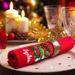 Henkilökohtainen 100% puuvillaa joulu Snowman Initial uudelleenkäytettävä pöytäliina nimellä Table Decor joululahja perheelle