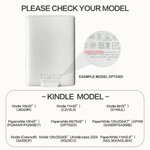 Personalized Vintage Collage Art Multiple Models Durable Kindle Case with Name Daily Use Birthday Gift for Reader Book Lover Bookworm