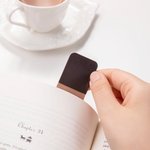 Personalized Pencil Notebook Style Magnetic Leather Bookmark Clip with Initial Birthday Christmas Back to School Gift for Book Lover Teacher