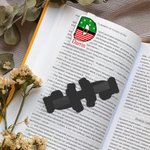 Personalisierte bunte Lichter Weihnachtsmann Elch Elf Magnetische Lesezeichen Clip mit Namen Geburtstag Weihnachten Geschenk für Buchliebhaber Bücherwürmer