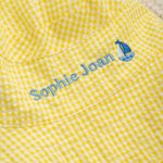 Chapeau de bébé brodé en forme de fer à cheval, cœur et fleur avec nom Cadeau d'anniversaire pour nouveau-nés et bébés