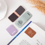 Personifierad Mystery World Floral Tea Cup Magnetisk läderbokmärkesklämma med namn Läsning Pappersvaror Födelsedagspresent för bokälskare