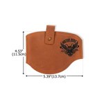 Personalized Genuine Leather Motorcycle Shifter Shoe Protector with Text or Logo Birthday Christmas Gift for Motorcycle Riders