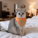 Personalized Show Girl I Protect the Family Soft Pet Bandana with Name and Adjustable Buckle Pet Wear Birthday Gift for Pet Lover