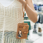 Henkilökohtainen sarjakuva lukeminen merkki syntymä kukka Tri-Fold PU nahka rannekoru lompakko kortinhaltija ja nimi syntymäpäivälahja kirjamatoille