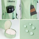 Gepersonaliseerde Boom Houding Grote Capaciteit Yoga Mat Tas met Tekst Pilates Accessoire Kerstcadeau voor Yoga Lovers