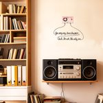 Personalised Retro Cassette Tape Wire Lyrics Song Wall Art Decor Music Studio Housewarming Gift for Music Lover