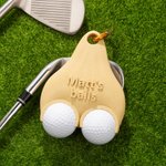 Personalized 3D Printed Text Funny Golf Ball Holder with Clip Golf Club Accessory Sports Birthday Christmas Gift for Golf Lover