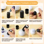 Timbro per pallina da golf personalizzato con iniziale o nome regalo ideale per club competizione e compleanni per golfisti