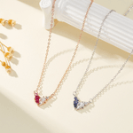 Personalized Butterfly Birthstone Necklace Dainty Jewelry Christmas Birthday Anniversary Gift for Mother Women