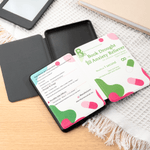 Personalized Medicine Box Instructions Portable Kindle Case with Name Daily Use Book Club Birthday Gift for Bookworms Book Lovers