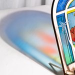 Personalisierte Rose Tulpe Glasmalerei Acryl Kochbuch Stand mit Text Weihnachten Geburtstag Geschenk für Kochen Liebhaber Backen Liebhaber