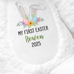 Personalised My First Easter Plush Bunny with Name and Year Easter Gift for Kid