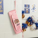 Personalised Cartoon Cheerleader Girl Portable Hair Heating Rod Storage Bag with Name Birthday Travel Accessories Gift for Women