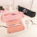 Personalised Cartoon Cheerleader Girl Portable Hair Heating Rod Storage Bag with Name Birthday Travel Accessories Gift for Women