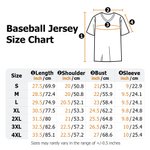 Maillot de baseball multicolore pailleté personnalisé avec nom et numéro Entraînement quotidien Jour de match Cadeau de Noël pour les amoureux du baseball