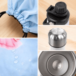 Personalized Cartoon Ballerina Girl Backpack Drawstring Bag Water Bottle with Name Sports Accessories Christmas Birthday Gift for Her