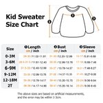 Personalisierte Multicolor weichen warmen Pullover mit Namen täglich tragen Geburtstag Weihnachten Geschenk für Kleinkinder Kinder