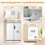 Gepersonaliseerde Geboortebloem Magnetische PU-leer Bladwijzerclip  met Naam Verjaardagscadeau voor Boekenliefhebbers en Boekenwurmen