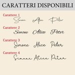 Portachiavi in pelle PU personalizzato con nome inciso festa di nozze regalo di compleanno per lei