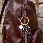 Gepersonaliseerde Donkere Draak Draagbare Sleutelhanger met Initiaalbedeltje Dagelijks Gebruik Verjaardagscadeau voor Drakenliefhebbers