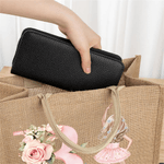 Sac en toile de jute personnalisé avec initiale et nom Accessoires de voyage Cadeau d'anniversaire et de Noël pour les amateurs de danse classique