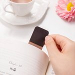 Segnalibro magnetico in pelle personalizzato con nome e fiore di nascita adatto per letture e cancelleria regalo di compleanno per amanti dei libri