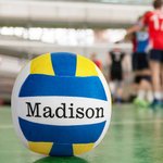 Personalised Volleyball Design Round Soft Cushion with Text Home Decor Birthday Match Day Gift for Volleyball Player Coach