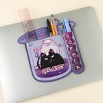 Personalized Cartoon Animals Chemical Elements Stationery Storage Pouch with Name Back to School Thank You Gift for Science Teachers Alumni